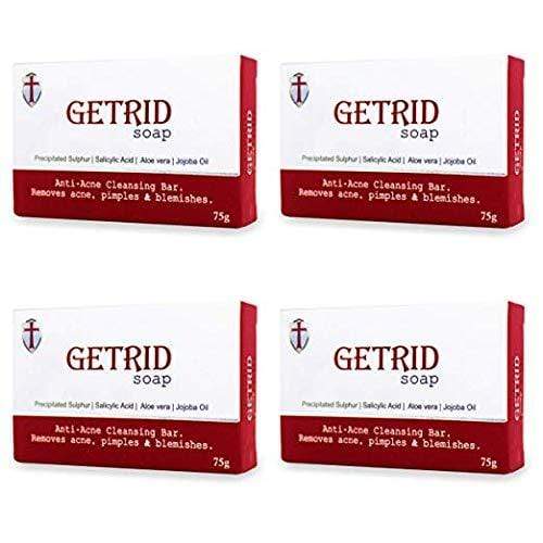 shoprythmindia Acne,Hygiene (hand sanitizer) Pack of 4 Copy of Getrid Anti-bacterial Soap, Kills Bacteria & Germs